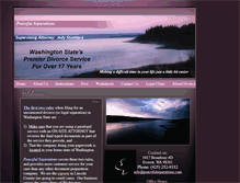Tablet Screenshot of peacefulseparations.com
